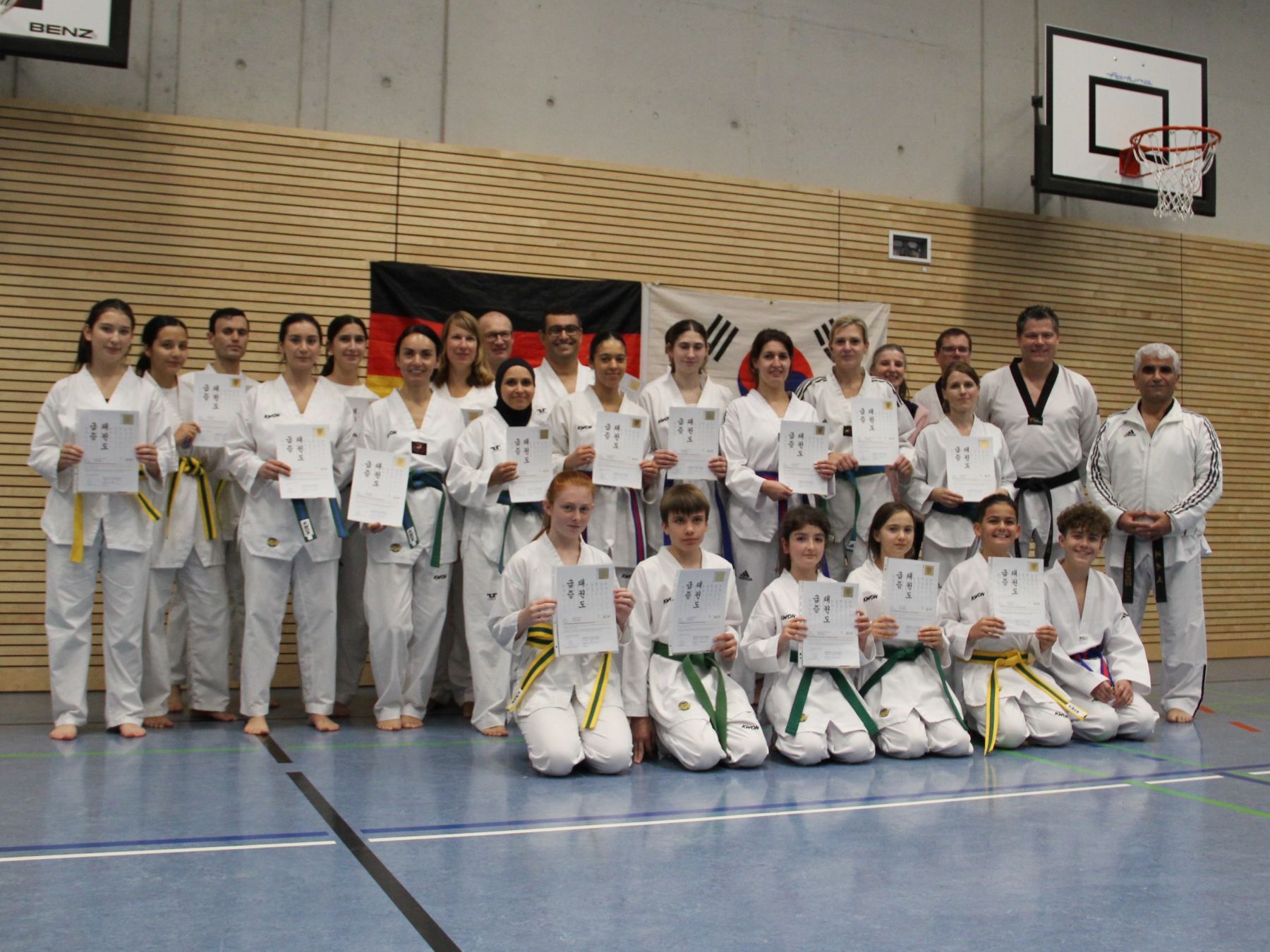 Neuen KUP-Grad verdient erreicht